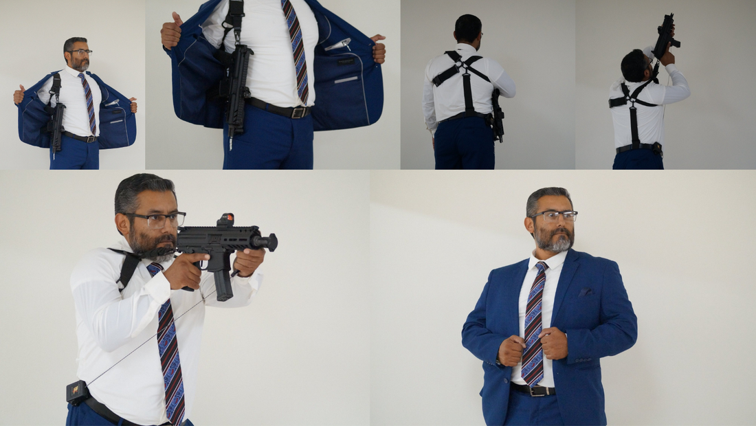 Discreet Accessible Personal Security and Protection Under a Suit