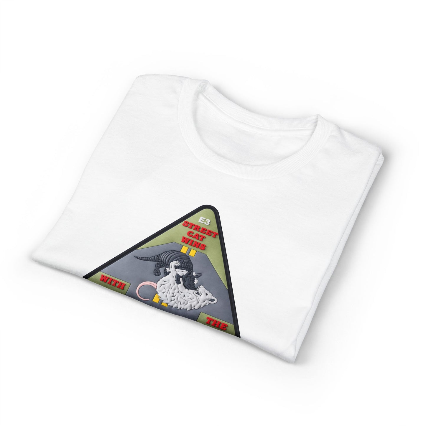 Triangle Street Cat T-Shirt