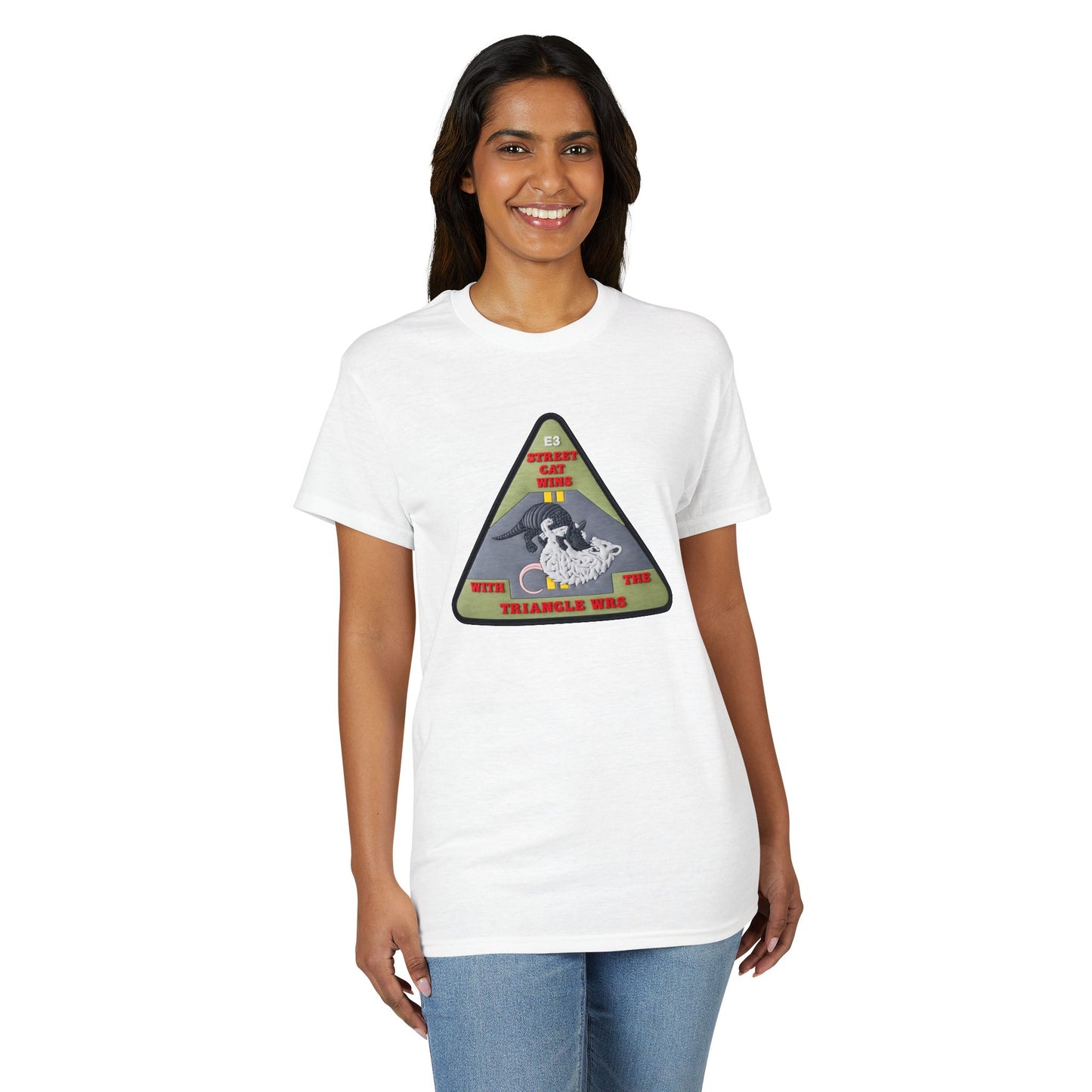 Triangle Street Cat T-Shirt